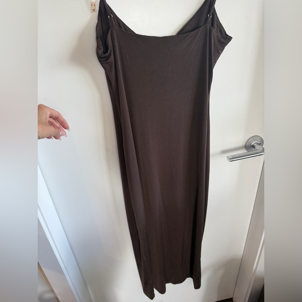 REVOLVE Lovers + Friends Fiona midi dress - brown Slip Dress Spaghetti Strap - Picture 10 of 10